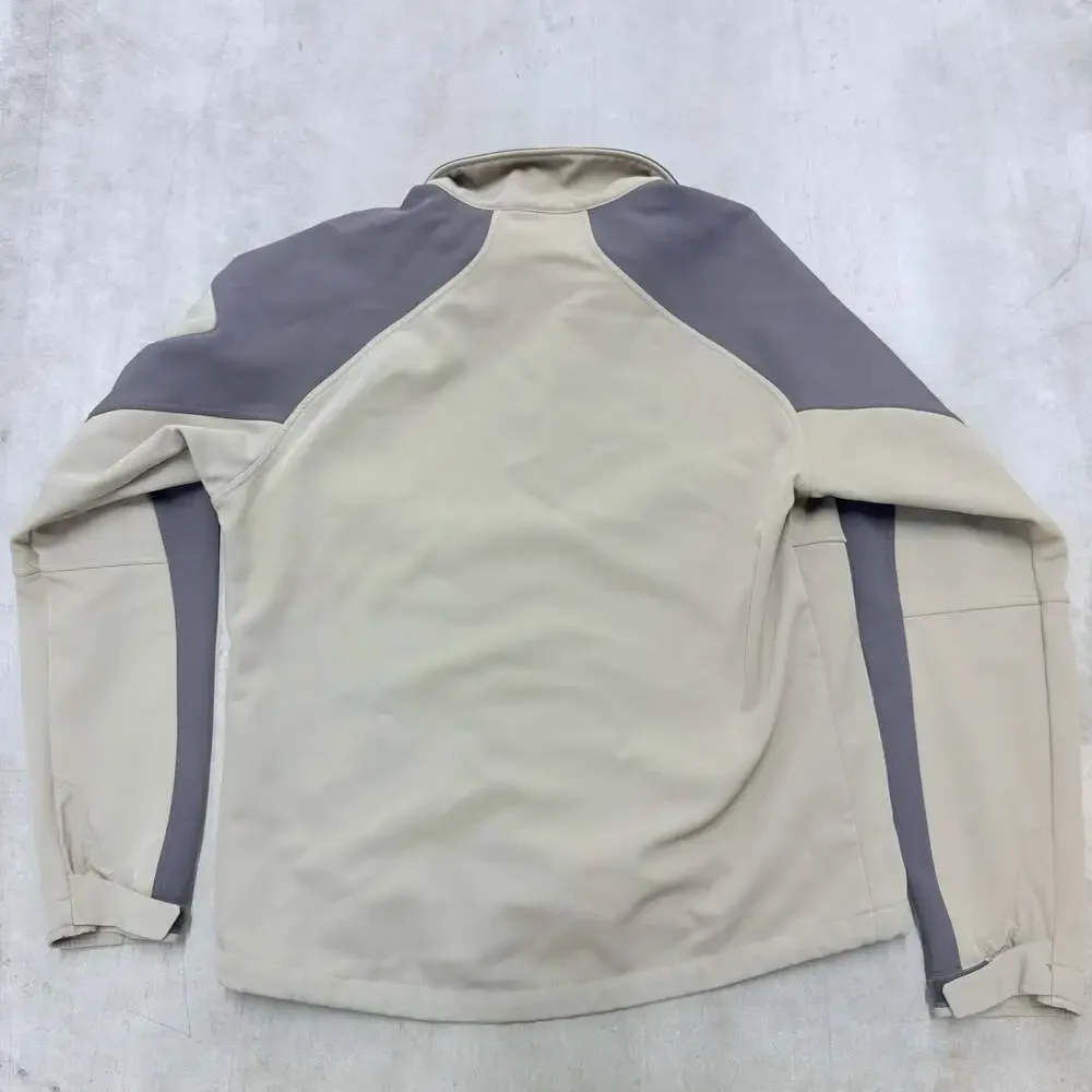 Marmot Men's Softshell Windbreaker Jacket Tan Gray Size Large